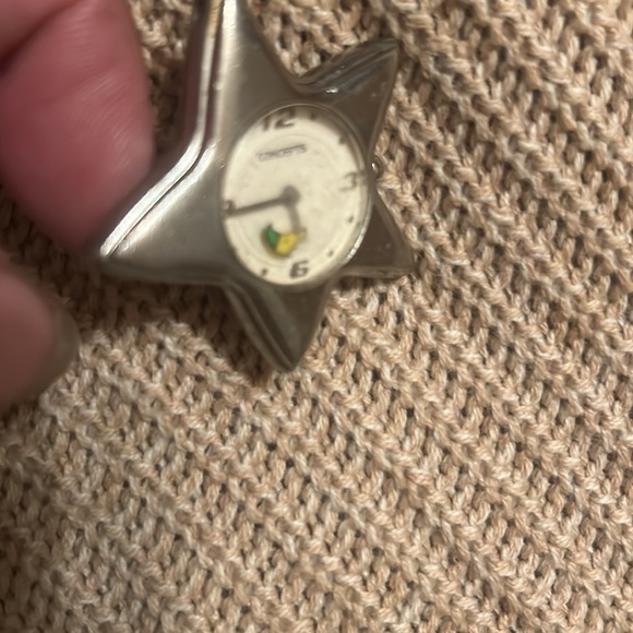 Vintage unique Golf(?) theme Star shaped watch pendant!!! - Picture 5 of 6